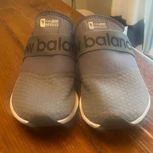 New Balance Kids' Gray Slip-On Sneakers